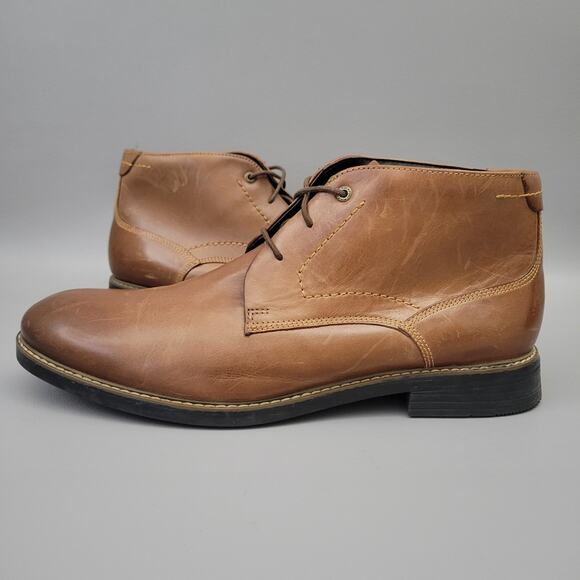 Rockport - Men\'s Classic Break Chukka Comfort Boots Size 13 M Brown main image 11
